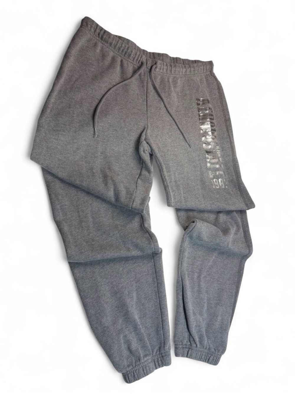 Aeropostale Gray Pullover Jogger Sweatpants with Side Logo